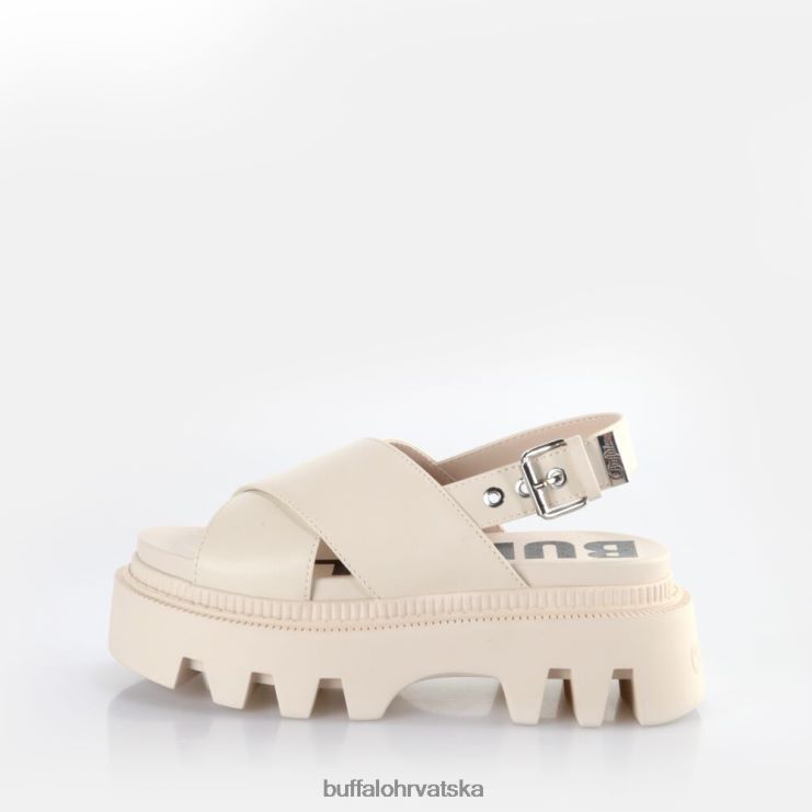 krema Buffalo flora sandale s križnom platformom veganske |sandale TDD6T165